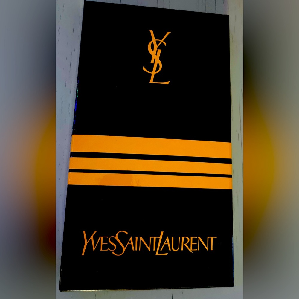 Vintage 3 Pack Yves Saint Laurent YSL White Permanent Press Men's Handkerchief